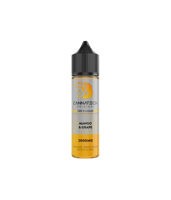 Cannatech 2000mg Broad Spectrum CBD E-liquid 50ml
