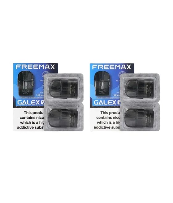 Freemax Galex V2 Replacement Pods 2 Per Pack (0.6Ohm, 0.8Ohm, 1.0Ohm)