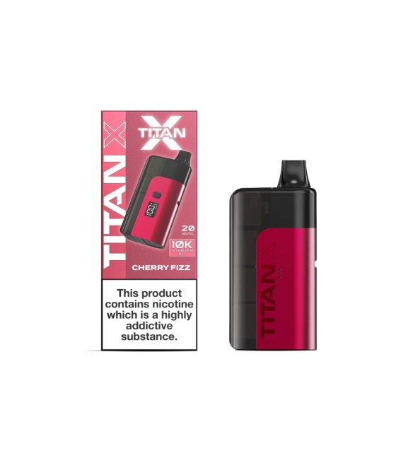 20mg Titan X 10k Puff Prefilled Pod Vape Kit