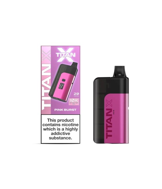 20mg Titan X 10k Puff Prefilled Pod Vape Kit