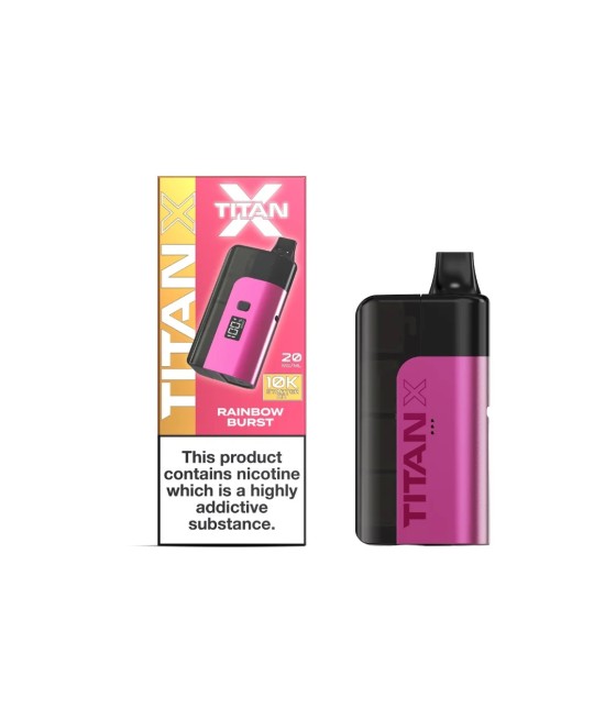 20mg Titan X 10k Puff Prefilled Pod Vape Kit
