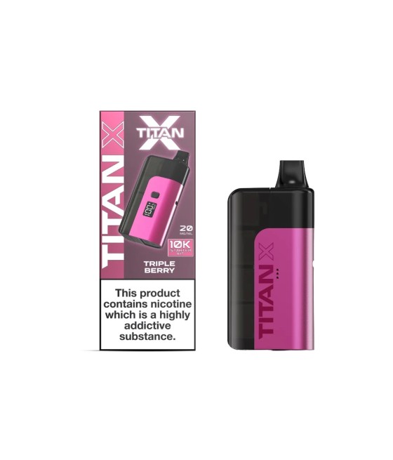 20mg Titan X 10k Puff Prefilled Pod Vape Kit