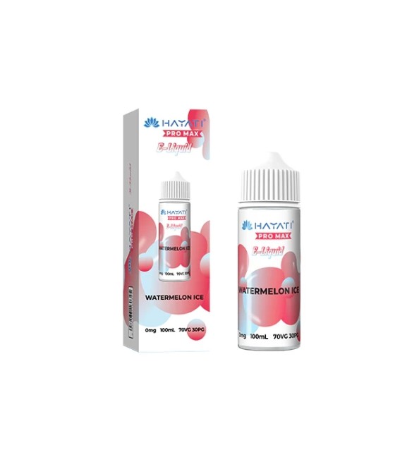 0mg Hayati Pro Max 100ml Shortfill (70VG/30PG)