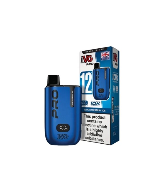 10mg IVG Pro 12 Prefilled Pod Vape Kit 10000 Puffs