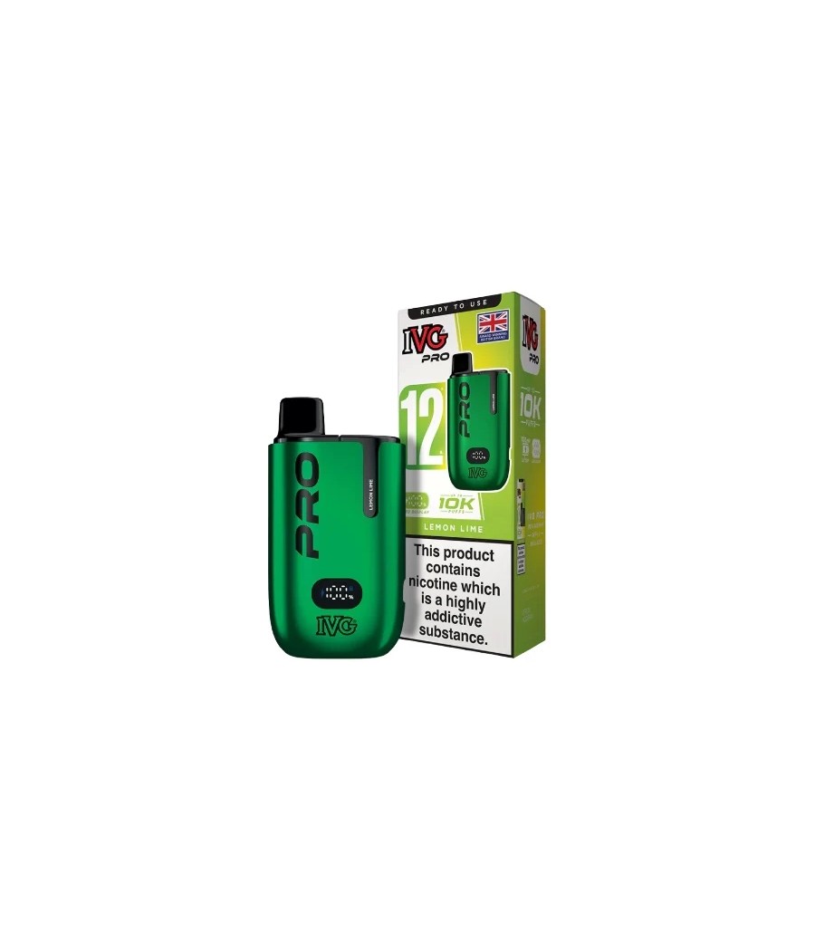 10mg IVG Pro 12 Prefilled Pod Vape Kit 10000 Puffs