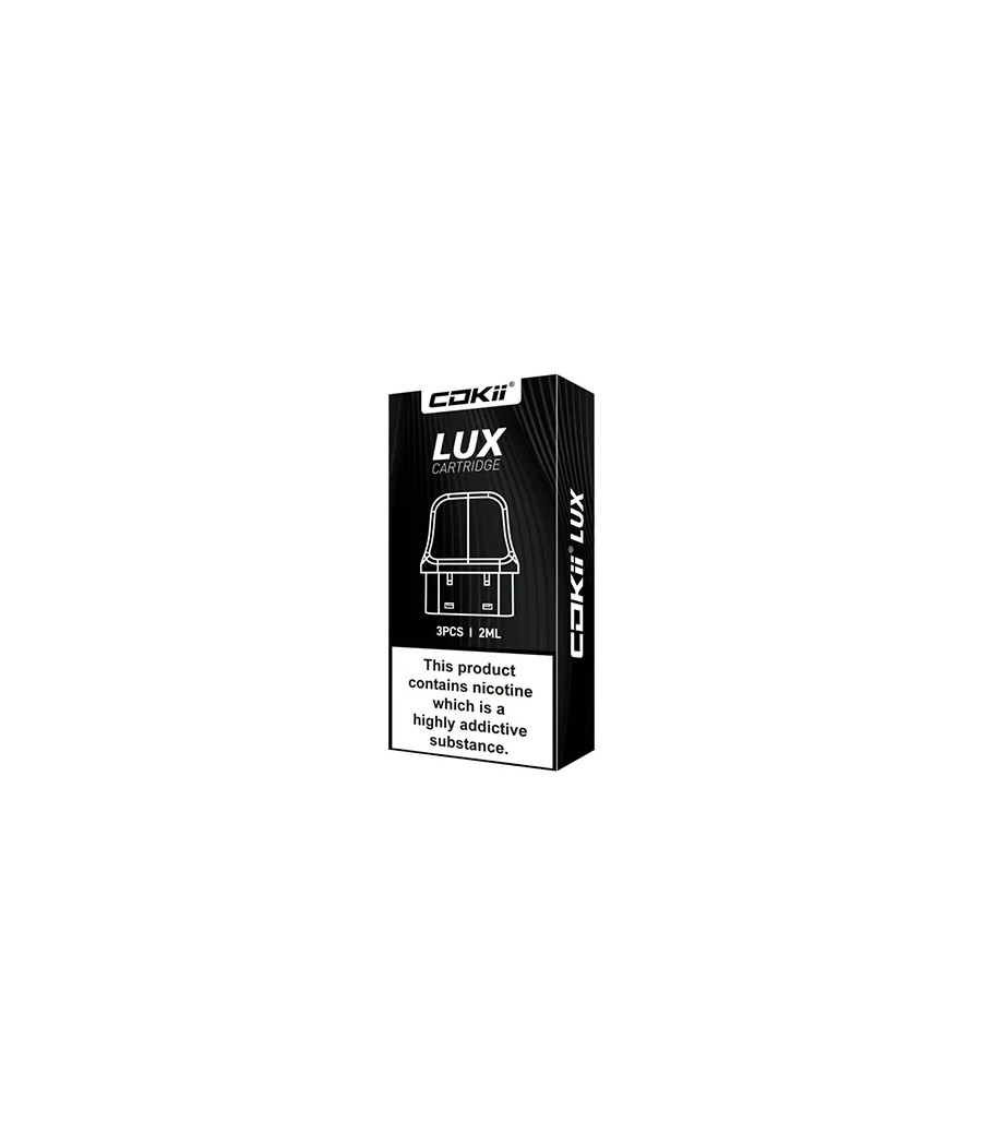 Cokii Lux Replacement Pods 2ml - 3 Pcs (0.6Ohm, 0.8Ohm, 1.0Ohm)