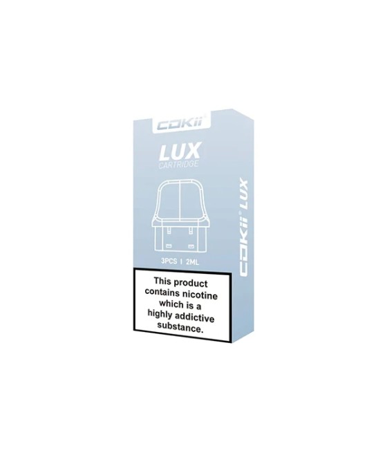 Cokii Lux Replacement Pods 2ml - 3 Pcs (0.6Ohm, 0.8Ohm, 1.0Ohm)