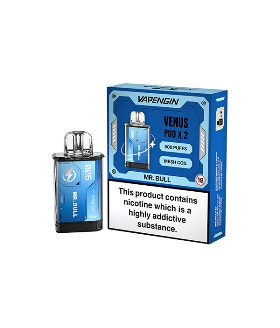 20mg Vapengin Venus Prefilled Pods 1200 Puffs - 2 Pcs