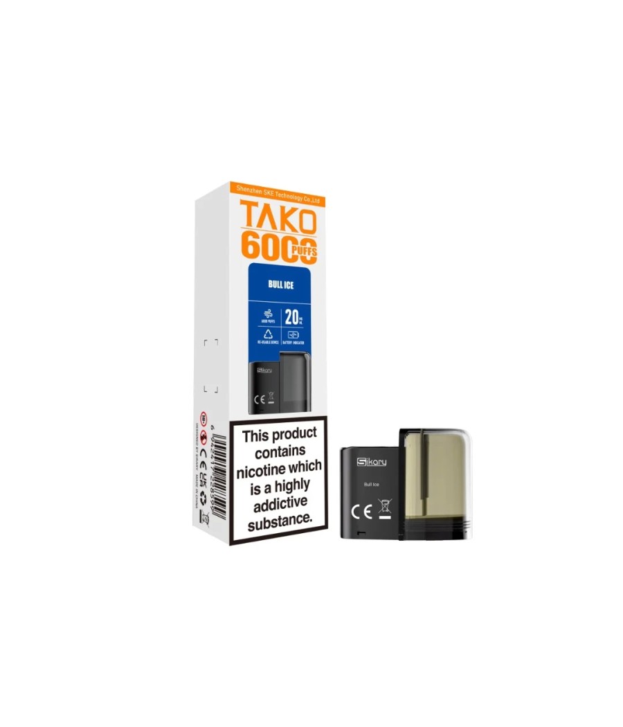 20mg Sikary Tako SP6000 Prefilled Pods 6000 Puffs