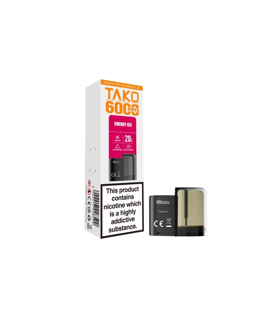 20mg Sikary Tako SP6000 Prefilled Pods 6000 Puffs