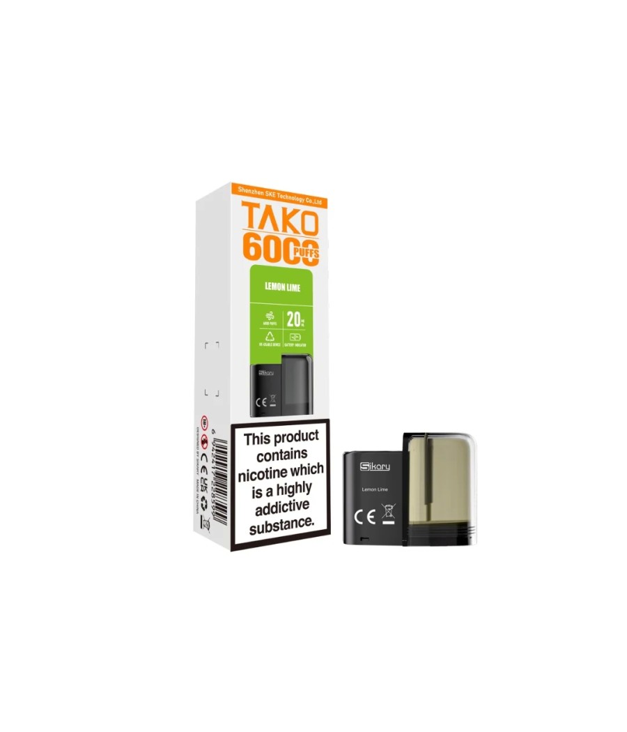 20mg Sikary Tako SP6000 Prefilled Pods 6000 Puffs