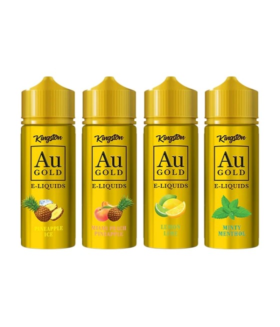 0mg AU Gold By Kingston 100ml Shortfill E-liquid (70VG/30PG)