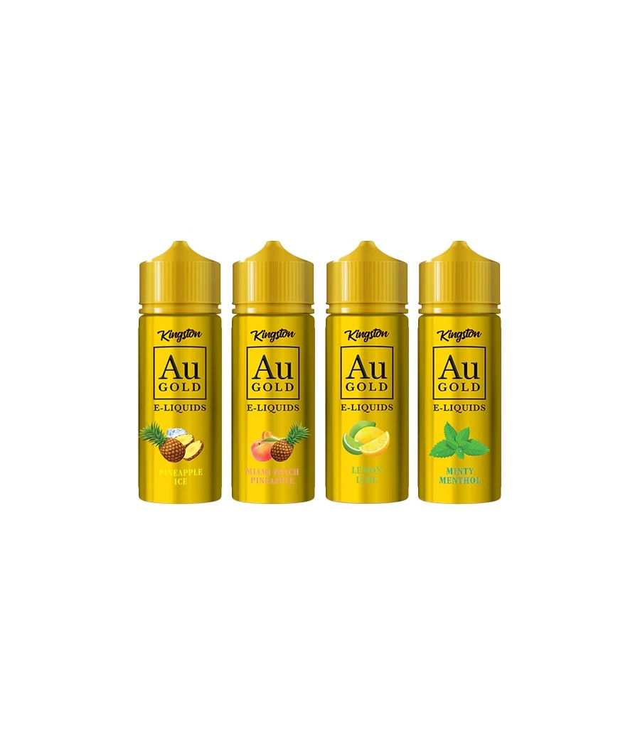 0mg AU Gold By Kingston 100ml Shortfill E-liquid (70VG/30PG)