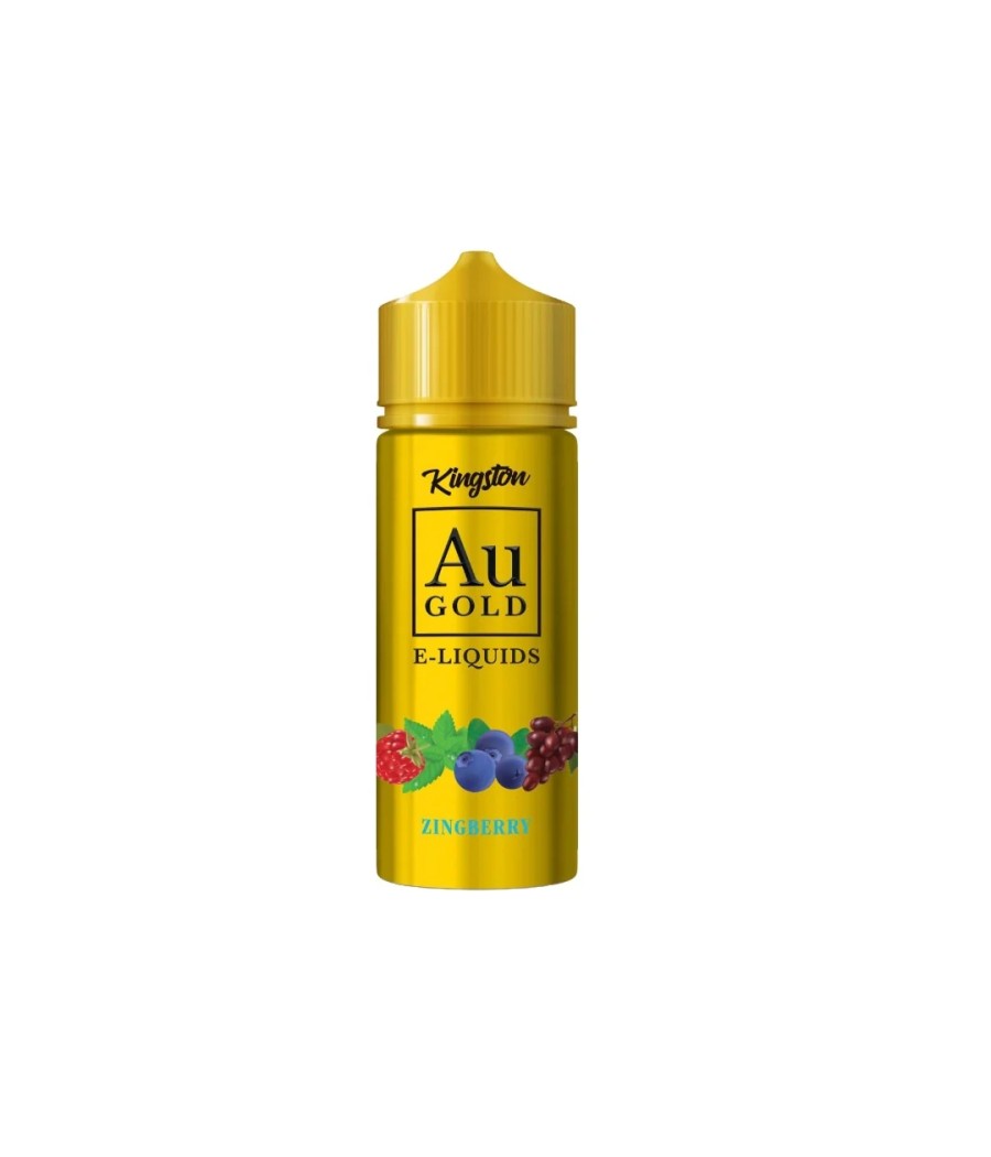 0mg AU Gold By Kingston 100ml Shortfill E-liquid (70VG/30PG)