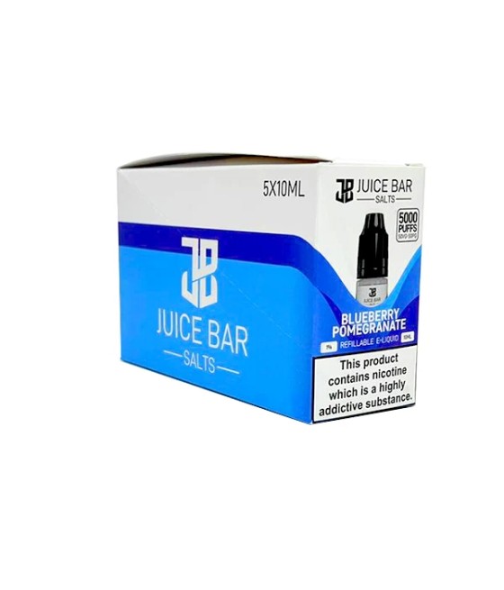 10mg Juice Bar Salts 10ml Nic Salts - Pack Of 5 (50VG/50PG)