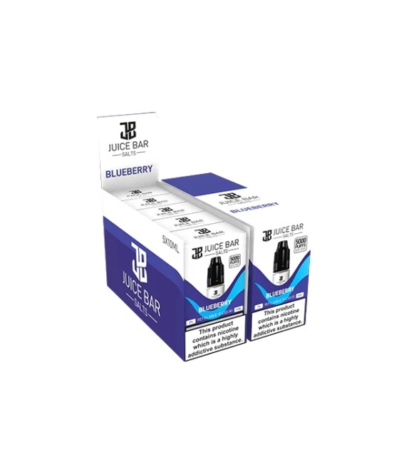 10mg Juice Bar Salts 10ml Nic Salts - Pack Of 5 (50VG/50PG)