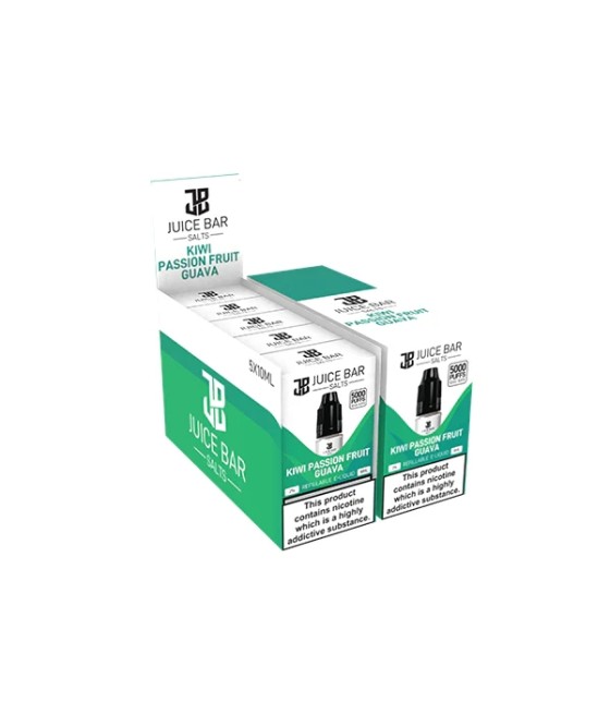10mg Juice Bar Salts 10ml Nic Salts - Pack Of 5 (50VG/50PG)