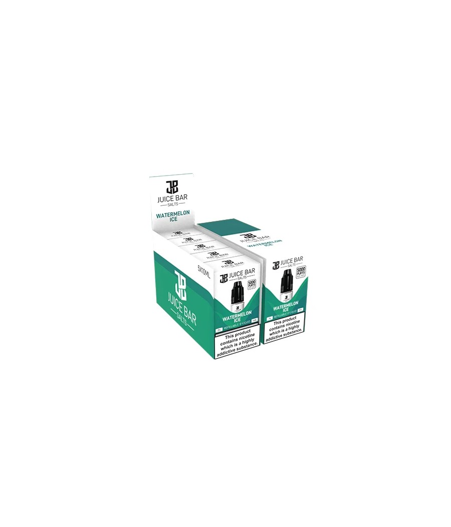 10mg Juice Bar Salts 10ml Nic Salts - Pack Of 5 (50VG/50PG)