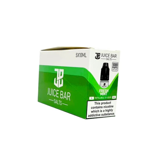 10mg Juice Bar Salts 10ml Nic Salts - Pack Of 5 (50VG/50PG)
