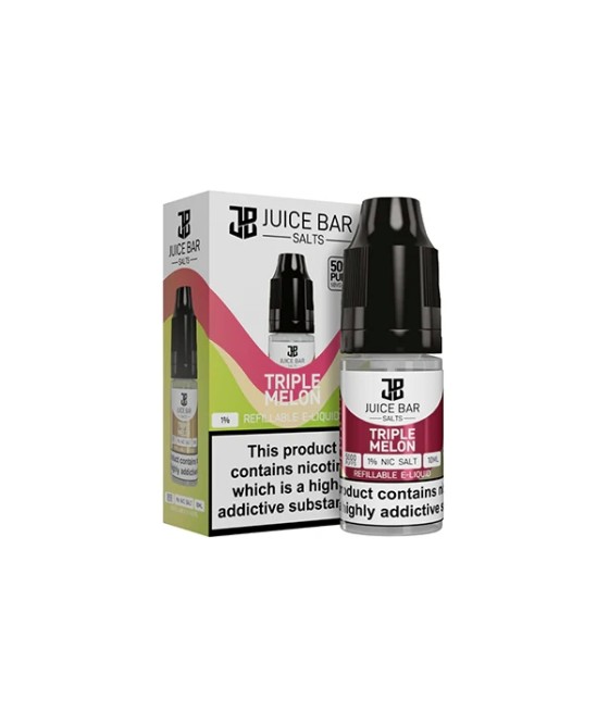 10mg Juice Bar Salts 10ml Nic Salts - Pack Of 5 (50VG/50PG)