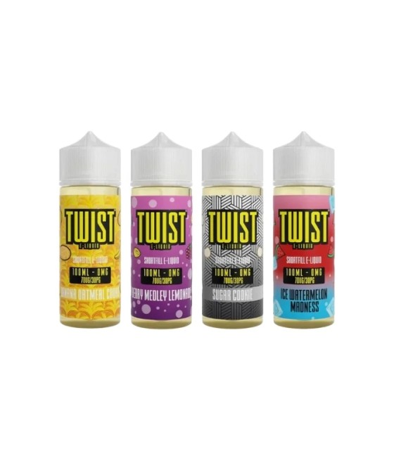 0mg Twist E-liquids 100ml Shortfill (70VP/30PG)