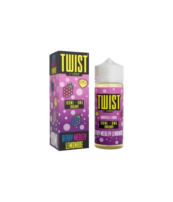 0mg Twist E-liquids 100ml Shortfill (70VP/30PG)