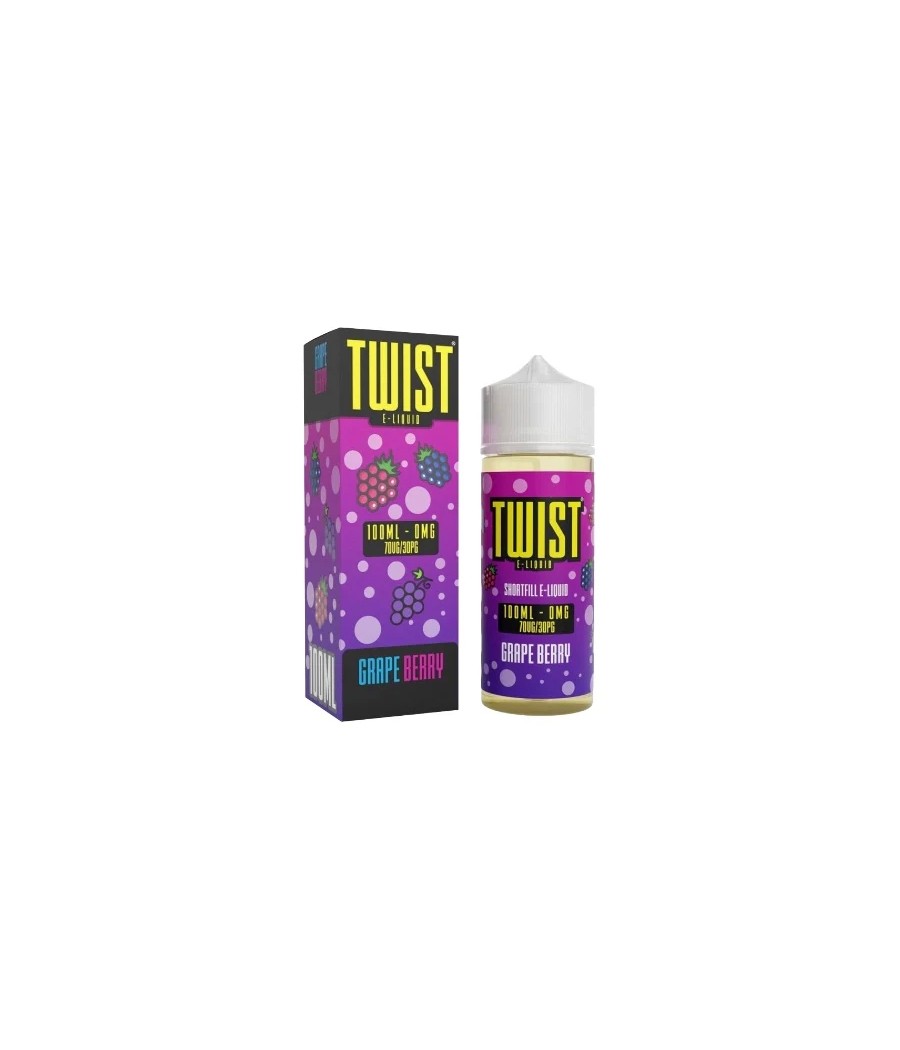0mg Twist E-liquids 100ml Shortfill (70VP/30PG)