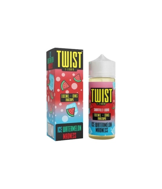 0mg Twist E-liquids 100ml Shortfill (70VP/30PG)
