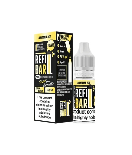 20mg Refill Bar Salts 10ml Nic Salts (50VG/50PG)