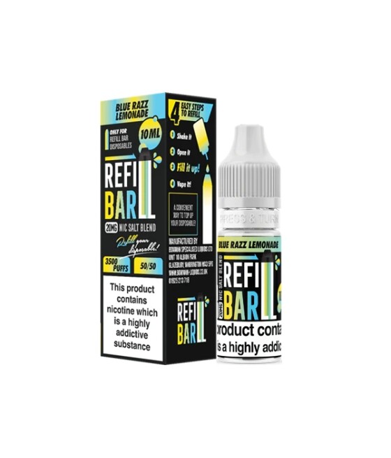 20mg Refill Bar Salts 10ml Nic Salts (50VG/50PG)