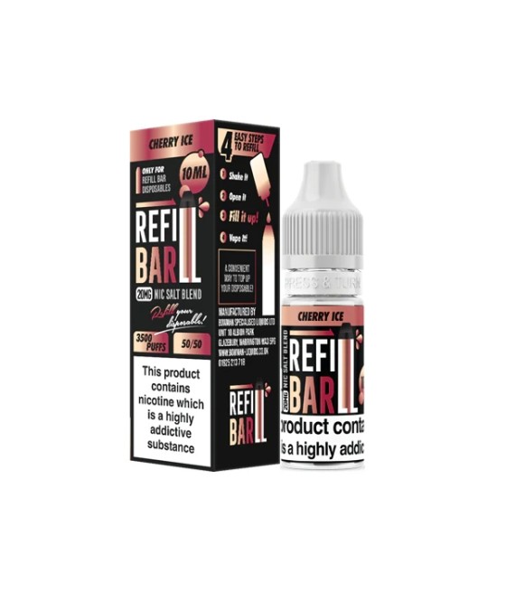 20mg Refill Bar Salts 10ml Nic Salts (50VG/50PG)