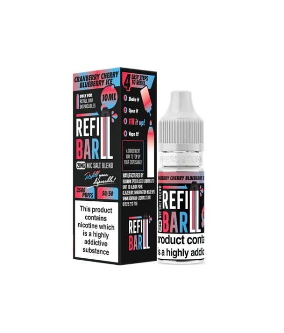 20mg Refill Bar Salts 10ml Nic Salts (50VG/50PG)