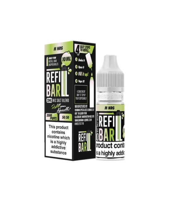 20mg Refill Bar Salts 10ml Nic Salts (50VG/50PG)