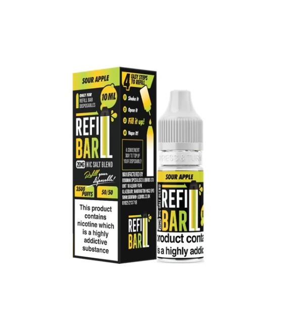 20mg Refill Bar Salts 10ml Nic Salts (50VG/50PG)