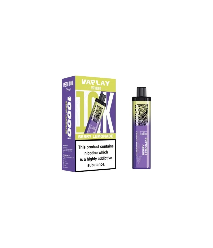 20mg Vaplay Royal 10k Prefilled Pod Vape Kit 10000 puffs