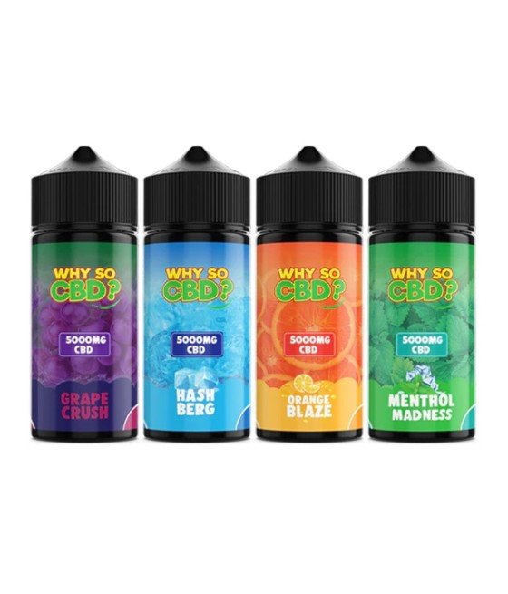 Why So CBD? 5000mg Full Spectrum CBD E-liquid 120ml