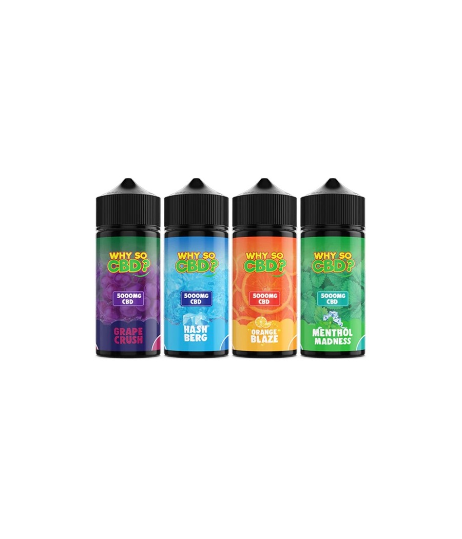 Why So CBD? 5000mg Full Spectrum CBD E-liquid 120ml