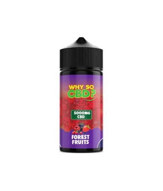 Why So CBD? 5000mg Full Spectrum CBD E-liquid 120ml