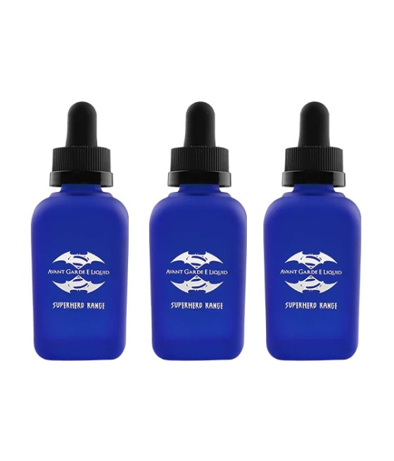 0mg Avant Garde E-liquid Superhero Range Range Glass Shortfill 50ml (Various VG/PG) (BUY 1 GET 1 FREE)