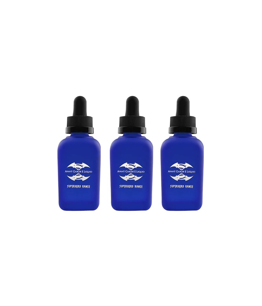 0mg Avant Garde E-liquid Superhero Range Range Glass Shortfill 50ml (Various VG/PG) (BUY 1 GET 1 FREE)