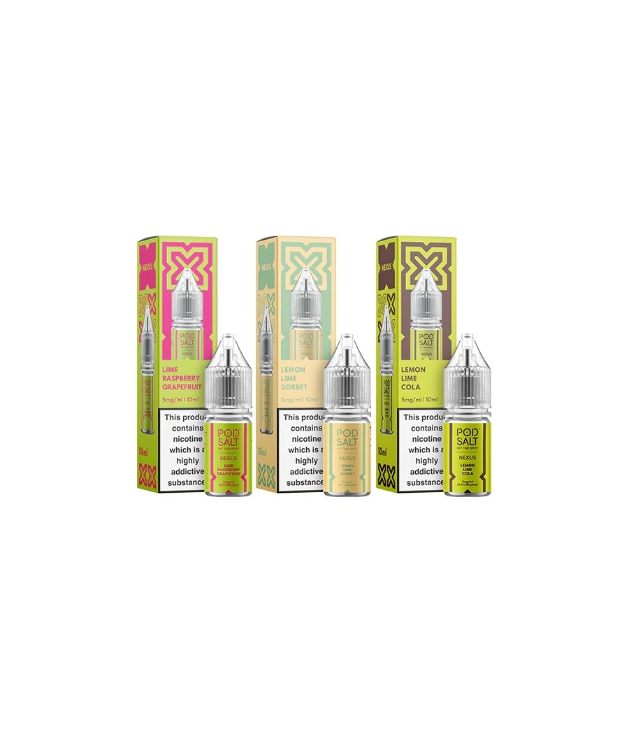 5mg Pod Salt Nexus 10ml Nic Salt (50VG/50PG)