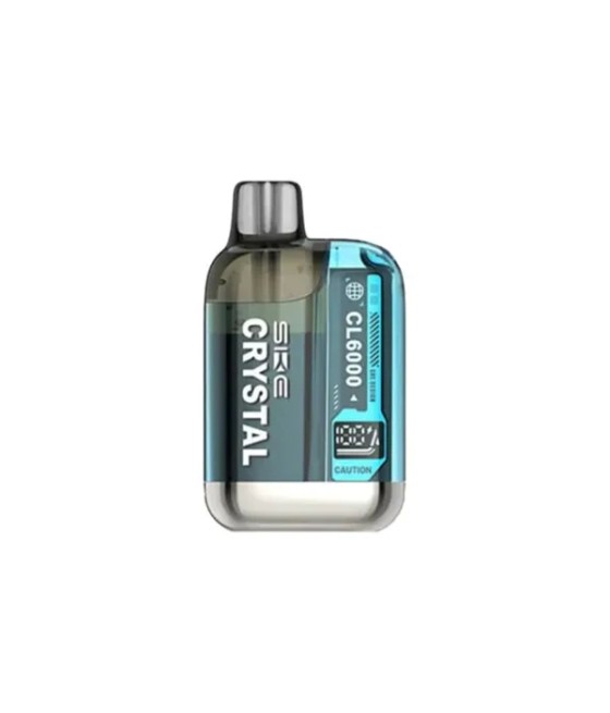 20mg SKE Crystal CL6000 Disposable Rechargeable Vape Kit 6000 Puffs