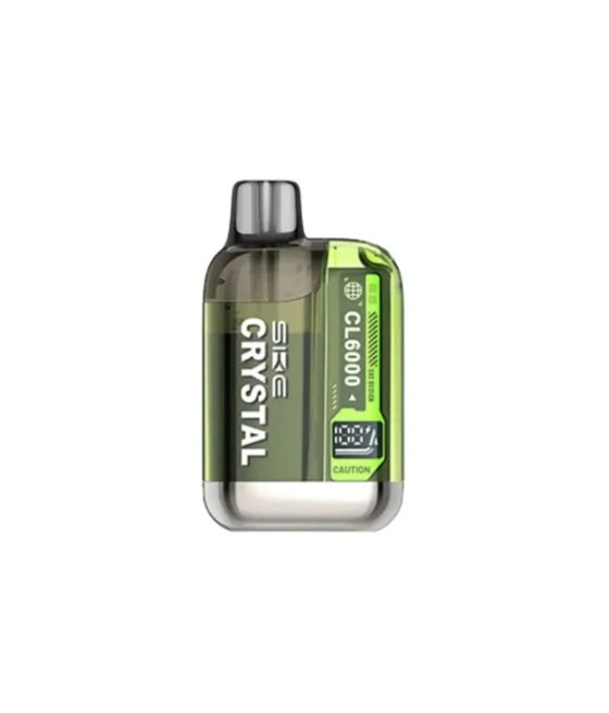 20mg SKE Crystal CL6000 Disposable Rechargeable Vape Kit 6000 Puffs