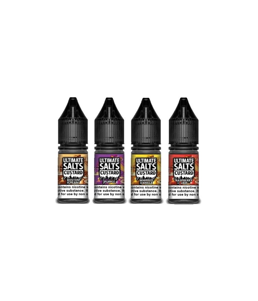 20MG Ultimate Puff Salts Custard 10ML Flavoured Nic Salts
