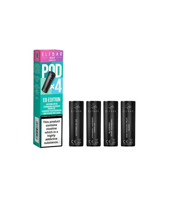 20mg Elf Bar 4 in 1 Multi Edition Prefilled Pods 2ml - 4Pcs
