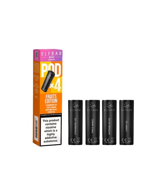 20mg Elf Bar 4 in 1 Multi Edition Prefilled Pods 2ml - 4Pcs