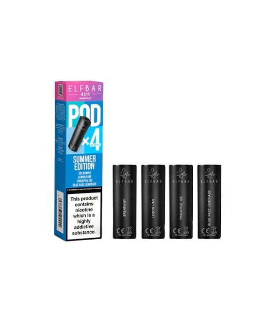 20mg Elf Bar 4 in 1 Multi Edition Prefilled Pods 2ml - 4Pcs