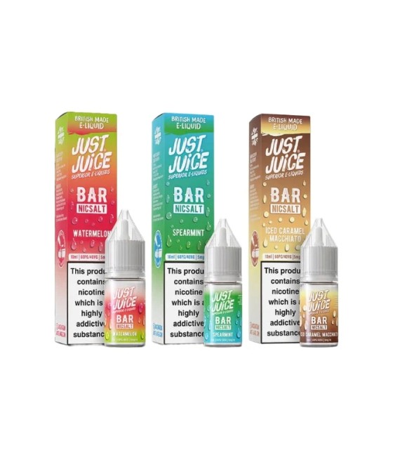 5mg Just Juice Bar 10ml Nic Salt (40VG/60PG)