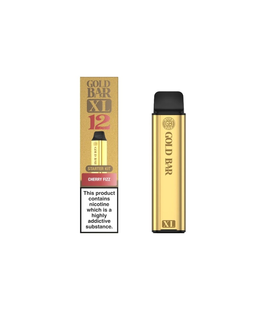 20mg Gold Bar XL Prefilled Pod Vape Kit 10000 Puffs