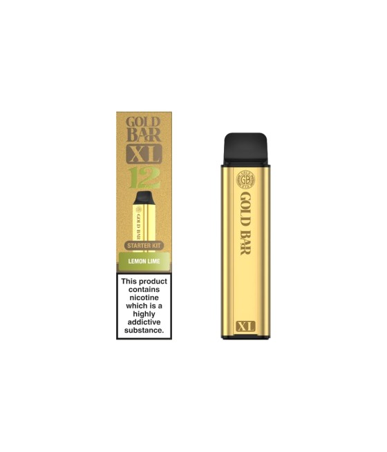 20mg Gold Bar XL Prefilled Pod Vape Kit 10000 Puffs